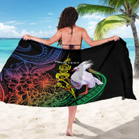 New Caledonia Kanaky Personalized Sarong Fleche Faitiere Mix Kagu LT7 - Polynesian Pride