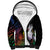 New Caledonia Kanaky Personalized Sherpa Hoodie Fleche Faitiere Mix Kagu