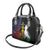 New Caledonia Kanaky Personalized Shoulder Handbag Fleche Faitiere Mix Kagu