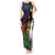 New Caledonia Kanaky Personalized Tank Maxi Dress Fleche Faitiere Mix Kagu