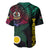 Personalised Vanuatu Baseball Jersey Turtle Chest Tattoo Flag Color - Shefa LT7 - Polynesian Pride