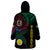 Personalised Vanuatu Wearable Blanket Hoodie Turtle Chest Tattoo Flag Color - Shefa LT7 - Polynesian Pride