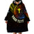 Personalised Vanuatu Wearable Blanket Hoodie Turtle Chest Tattoo Flag Color - Tafea LT7 - Polynesian Pride