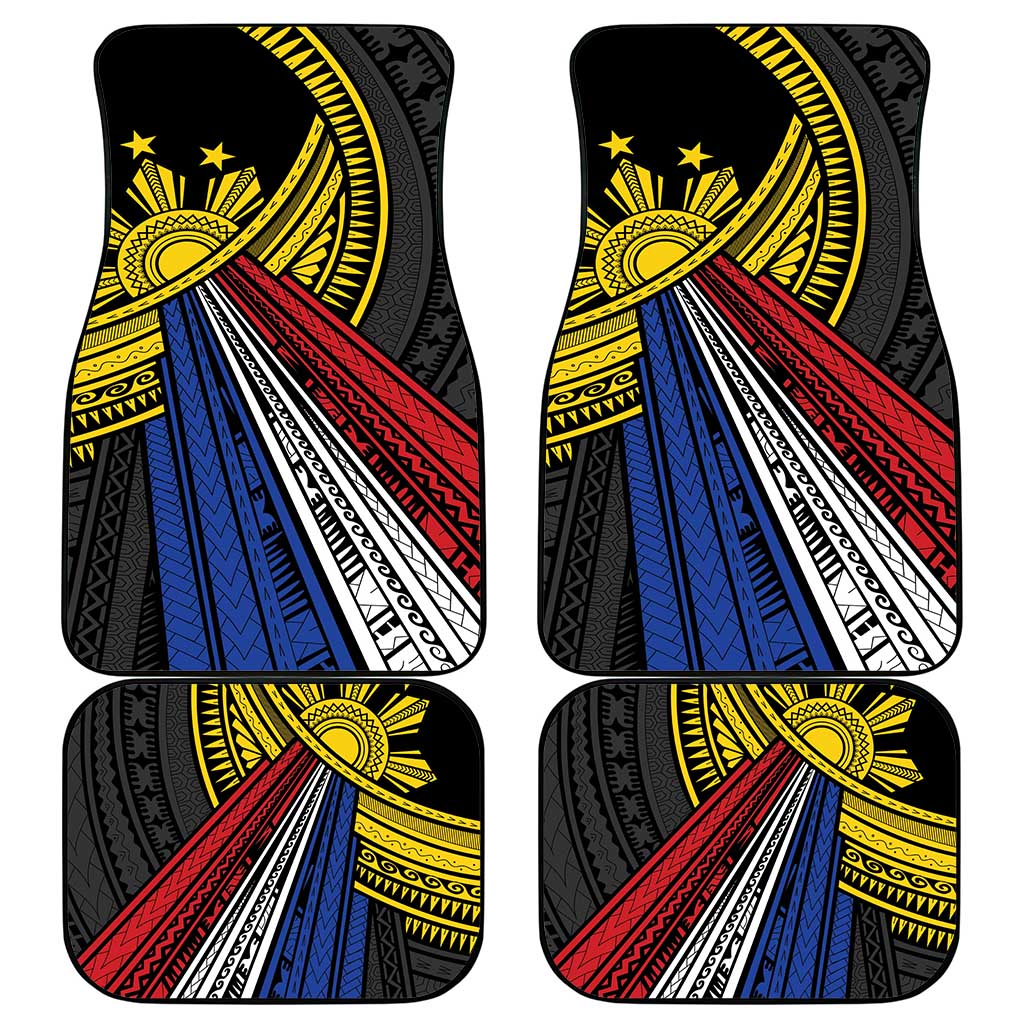Philippines Sun Car Mats Pasifika Tribal Style LT7 - Polynesian Pride