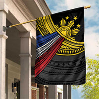 Philippines Sun Garden Flag Pasifika Tribal Style LT7 House Flag Black - Polynesian Pride