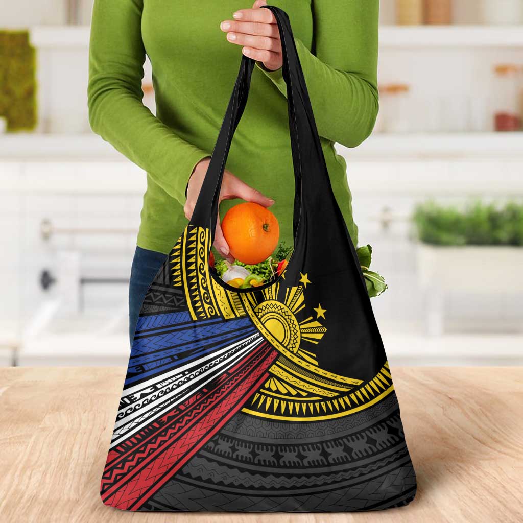 Philippines Sun Grocery Bag Pasifika Tribal Style LT7 - Polynesian Pride