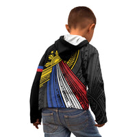 Philippines Sun Kid Hoodie Pasifika Tribal Style LT7 - Polynesian Pride