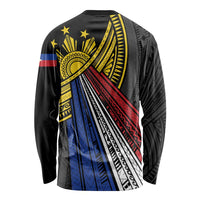 Philippines Sun Long Sleeve Shirt Pasifika Tribal Style LT7 - Polynesian Pride