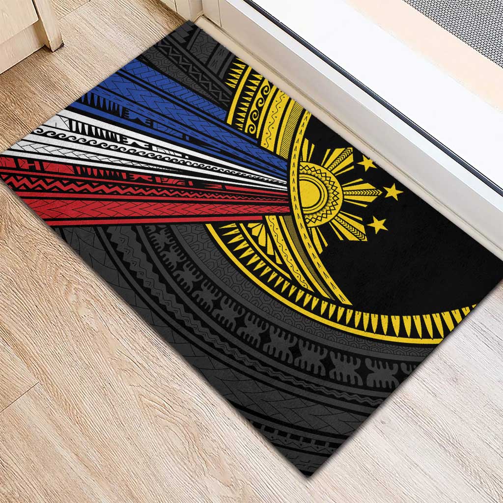 Philippines Sun Rubber Doormat Pasifika Tribal Style LT7 - Polynesian Pride