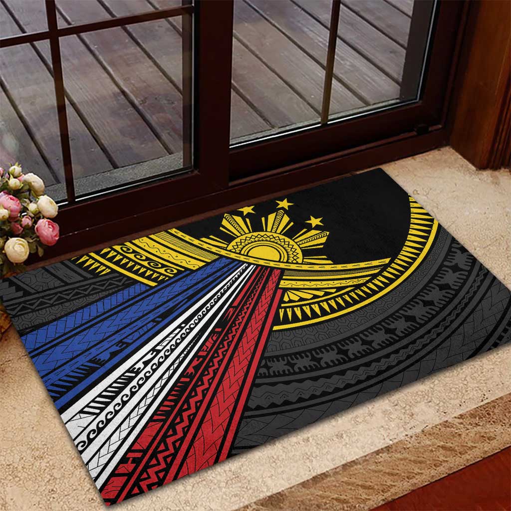 Philippines Sun Rubber Doormat Pasifika Tribal Style LT7 - Polynesian Pride