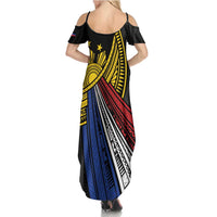 Philippines Sun Summer Maxi Dress Pasifika Tribal Style LT7 - Polynesian Pride