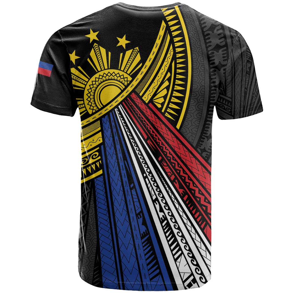 Philippines Sun T Shirt Pasifika Tribal Style LT7 - Polynesian Pride