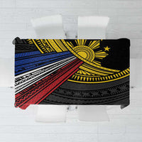 Philippines Sun Tablecloth Pasifika Tribal Style LT7 Black - Polynesian Pride