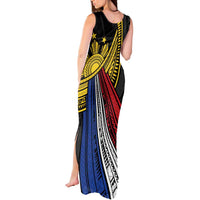 Philippines Sun Tank Maxi Dress Pasifika Tribal Style LT7 - Polynesian Pride