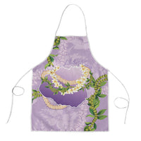 Hawaii Kauai Island Flowers Lei Apron Mokihana Lei LT7 Lavender - Polynesian Pride