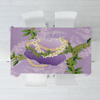Hawaii Kauai Island Flowers Lei Tablecloth Mokihana Lei LT7 Lavender - Polynesian Pride