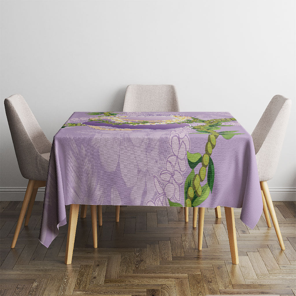Hawaii Kauai Island Flowers Lei Tablecloth Mokihana Lei LT7 - Polynesian Pride