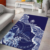 Fiji Queen Victoria School Personalised Area Rug Masi Tapa Torn Style LT7 - Polynesian Pride