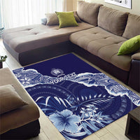 Fiji Queen Victoria School Personalised Area Rug Masi Tapa Torn Style LT7 - Polynesian Pride