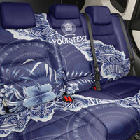 Fiji Queen Victoria School Personalised Back Car Seat Cover Masi Tapa Torn Style LT7 - Polynesian Pride