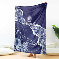 Fiji Queen Victoria School Personalised Blanket Masi Tapa Torn Style LT7 - Polynesian Pride