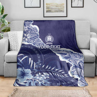 Fiji Queen Victoria School Personalised Blanket Masi Tapa Torn Style LT7 - Polynesian Pride