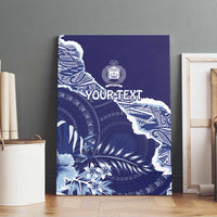 Fiji Queen Victoria School Personalised Canvas Wall Art Masi Tapa Torn Style LT7 - Polynesian Pride