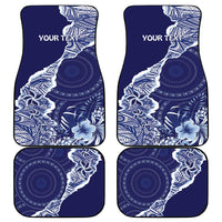 Fiji Queen Victoria School Personalised Car Mats Masi Tapa Torn Style LT7 - Polynesian Pride