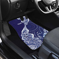 Fiji Queen Victoria School Personalised Car Mats Masi Tapa Torn Style LT7 - Polynesian Pride