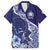 Fiji Queen Victoria School Personalised Family Matching Off Shoulder Maxi Dress and Hawaiian Shirt Masi Tapa Torn Style