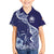 Fiji Queen Victoria School Personalised Family Matching Off Shoulder Maxi Dress and Hawaiian Shirt Masi Tapa Torn Style