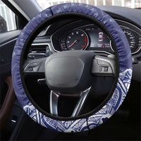 Fiji Queen Victoria School Personalised Steering Wheel Cover Masi Tapa Torn Style LT7 - Polynesian Pride