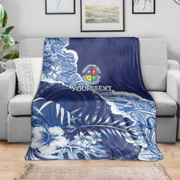 Fiji Lelean Memorial School Personalised Blanket Korodredre Davuilevu Masi Mix Style LT7 - Polynesian Pride