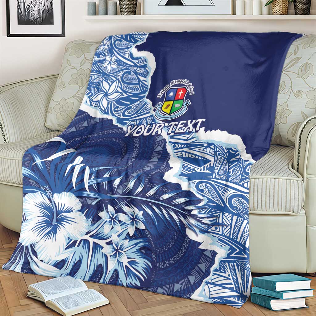 Fiji Lelean Memorial School Personalised Blanket Korodredre Davuilevu Masi Mix Style LT7 - Polynesian Pride