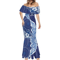 Fiji Lelean Memorial School Personalised Mermaid Dress Korodredre Davuilevu Masi Mix Style LT7 - Polynesian Pride