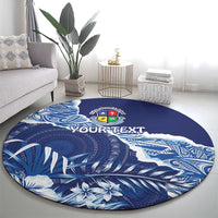 Fiji Lelean Memorial School Personalised Round Carpet Korodredre Davuilevu Masi Mix Style LT7 - Polynesian Pride