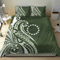 Kia Orana Cook Islands Bedding Set Matie Plumeria Tropical Waves LT7 - Polynesian Pride