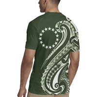 Kia Orana Cook Islands Rugby Jersey Matie Plumeria Tropical Waves LT7 - Polynesian Pride