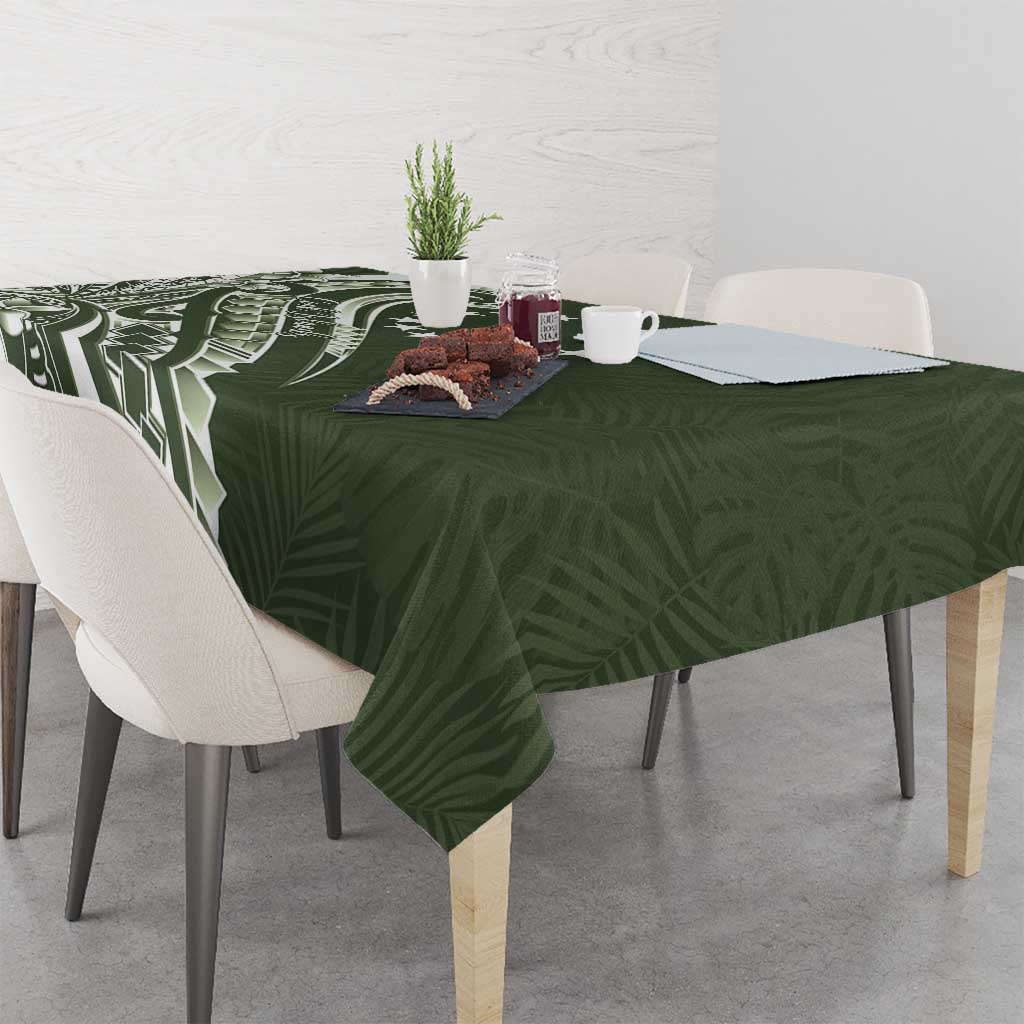 Kia Orana Cook Islands Tablecloth Matie Plumeria Tropical Waves LT7 - Polynesian Pride