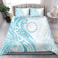 Kia Orana Cook Islands Bedding Set Moana Plumeria Tropical Waves LT7 - Polynesian Pride