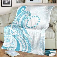 Kia Orana Cook Islands Blanket Moana Plumeria Tropical Waves LT7 - Polynesian Pride