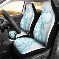 Kia Orana Cook Islands Car Seat Cover Moana Plumeria Tropical Waves LT7 - Polynesian Pride