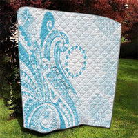 Kia Orana Cook Islands Quilt Moana Plumeria Tropical Waves LT7 - Polynesian Pride