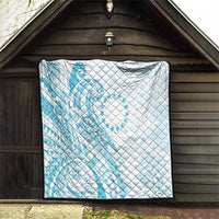 Kia Orana Cook Islands Quilt Moana Plumeria Tropical Waves LT7 - Polynesian Pride