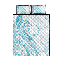 Kia Orana Cook Islands Quilt Bed Set Moana Plumeria Tropical Waves LT7 - Polynesian Pride