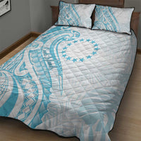Kia Orana Cook Islands Quilt Bed Set Moana Plumeria Tropical Waves LT7 - Polynesian Pride