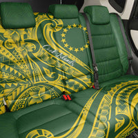 Kia Orana Cook Islands Back Car Seat Cover Plumeria Tropical Waves LT7 - Polynesian Pride