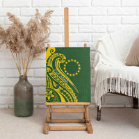 Kia Orana Cook Islands Canvas Wall Art Plumeria Tropical Waves LT7 - Polynesian Pride