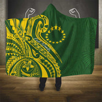 Kia Orana Cook Islands Hooded Blanket Plumeria Tropical Waves LT7 - Polynesian Pride