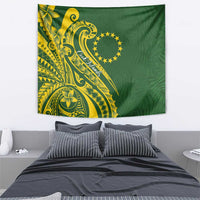 Kia Orana Cook Islands Tapestry Plumeria Tropical Waves LT7 - Polynesian Pride